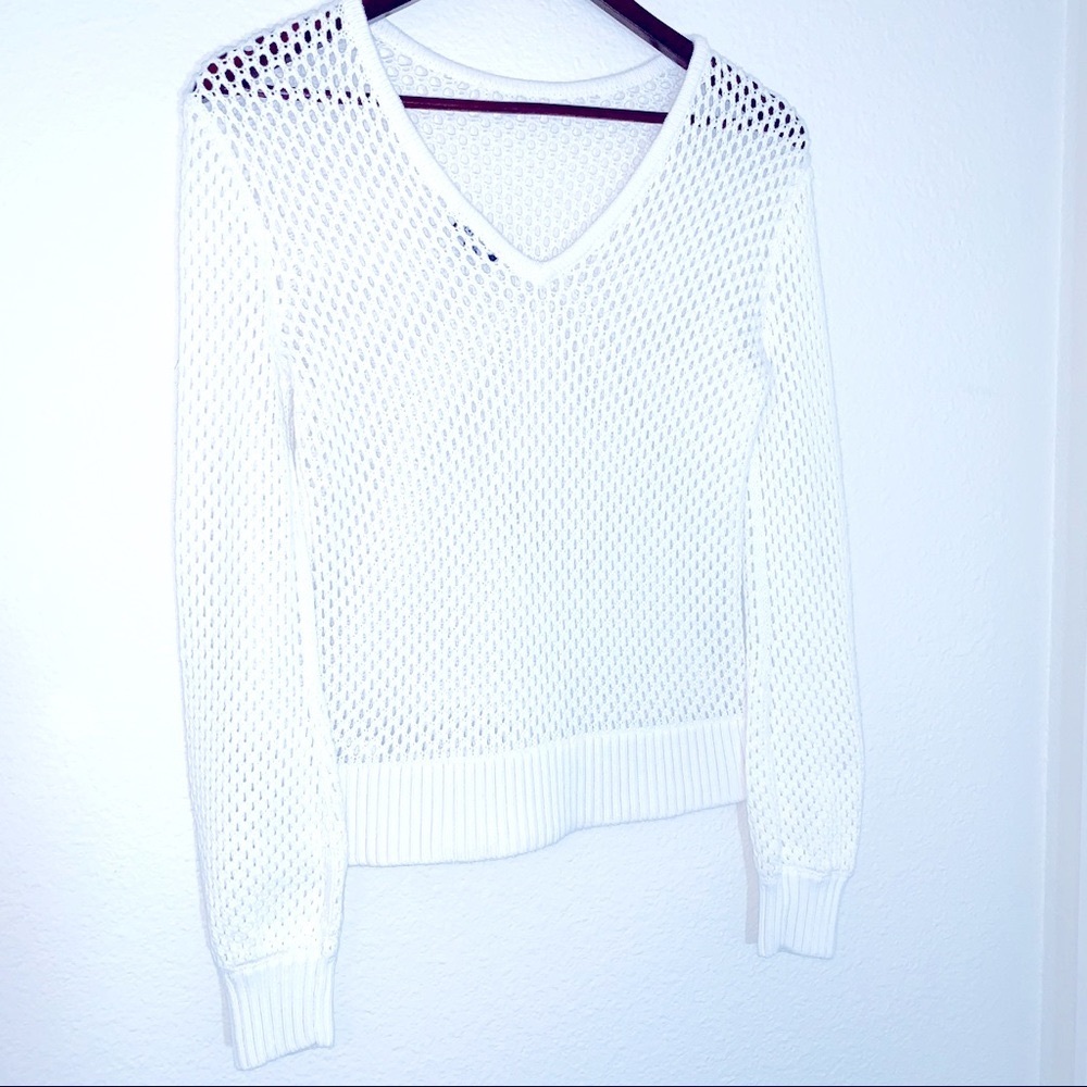 Splendid Top Open Knit Sweater Size Small EUC - Picture 3 of 9